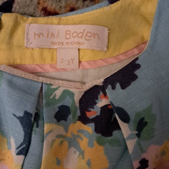 Mini Boden Cotten Dress Size 2/3 - Picture 3 of 3